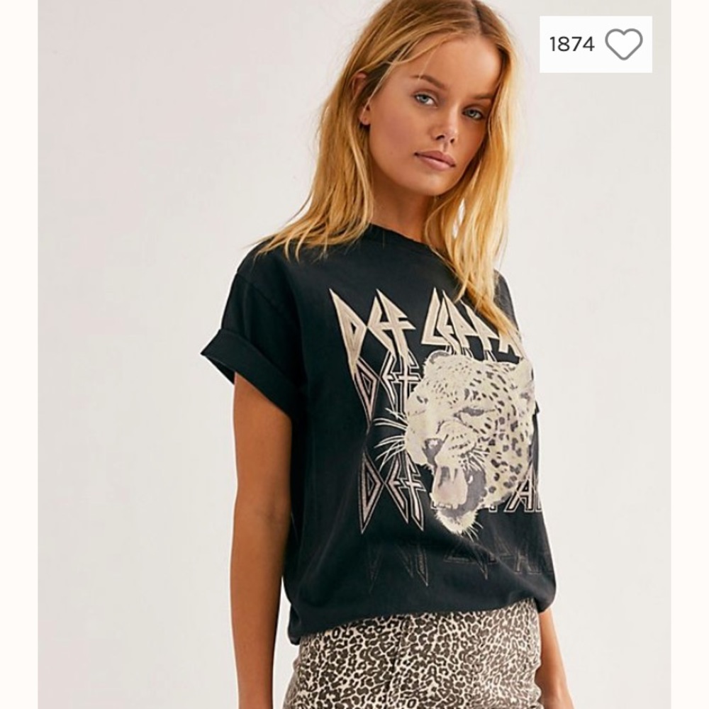 Daydreamer x Free People Def Leppard Tee
